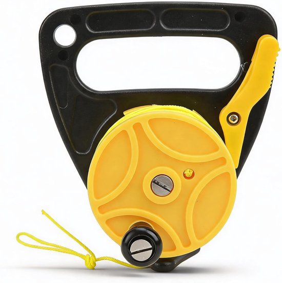 Draagbare Duikreel, 46 M / 150,9 Ft Scuba Dive Reel Kajakanker met Duimstopper, voor Onderwaterduikers - ShopVlot
