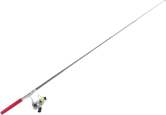 Draagbare Mini Visstok in Penvorm - Inklapbare Visstok met Rollewiel voor Gemakkelijk Vissen