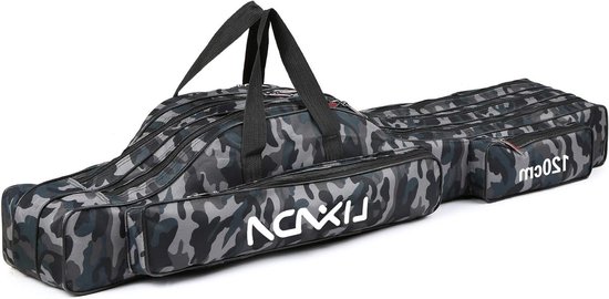 Draagbare opvouwbare tas voor vissers met 3 lagen - Visgereedschap, hengelopslag en accessoires, 90/120/150 cm (optioneel)