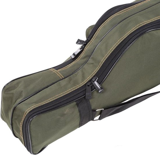 Draagbare tas voor vissershengels, twee lagen, 150 cm, waterdicht, lichtgewicht en duurzaam