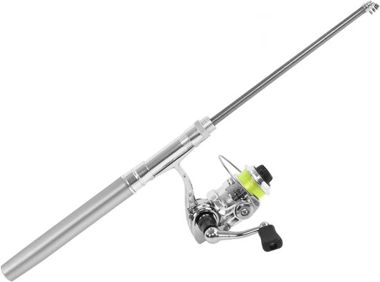Draagbare telescopische vissershengel met reel en aluminium legering voor gemak en avontuur