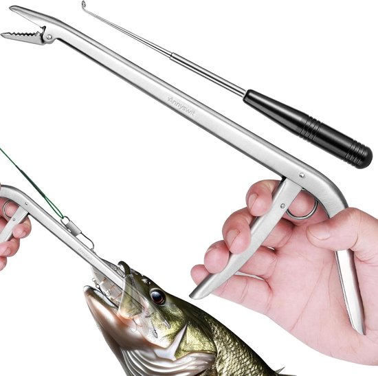 Draagbare Vishaak Ontkoppelgereedschappen met Magneten - 12" en 6.5" Ontkoppel Pliers voor Snelle Haakverwijdering en Visveiligheid