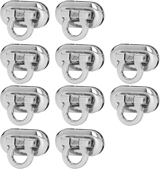 draaislotsluiting, compact formaat tas draaislot Eenvoudig te installeren Multifunctioneel 10PCS Hoge hardheid voor koffers