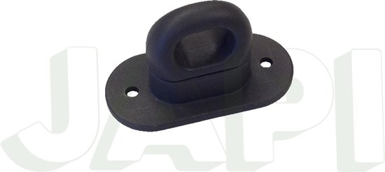 Draaisluiting voor ovale ogen kunststof 42 x 22 mm / 10 stuks van Merkloos