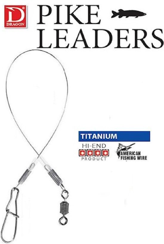 Dragon Classic Titanium Leader 14kg / 30cm van Dragon