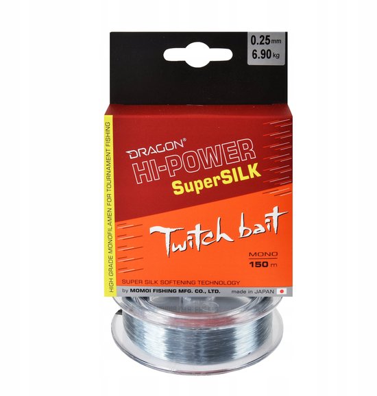 Dragon Hi-POWER SuperSILK Vislijn 0.25mm 6.90kg - Grijsblauw