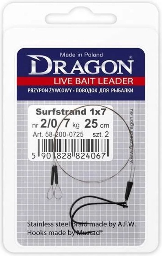 Dragon Live Bait Leader | 25Cm van Dragon