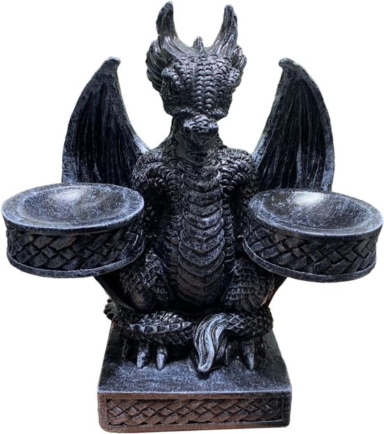 Drakenbeeld, drakenfiguur, drakenfiguren met dubbele standaard voor
