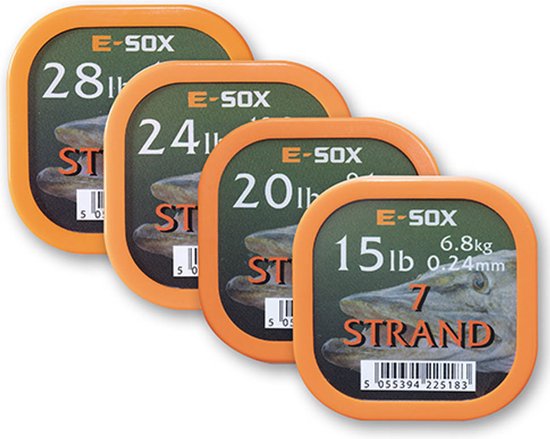 Drennan - 7 Strand Stainless Pike Wire - 15m - E-Sox van Drennan