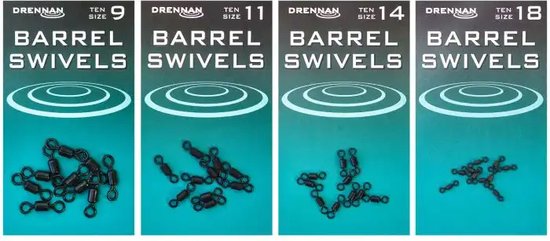 Drennan Barrel Swivel (10pcs) - Maat : Size 11 van Drennan