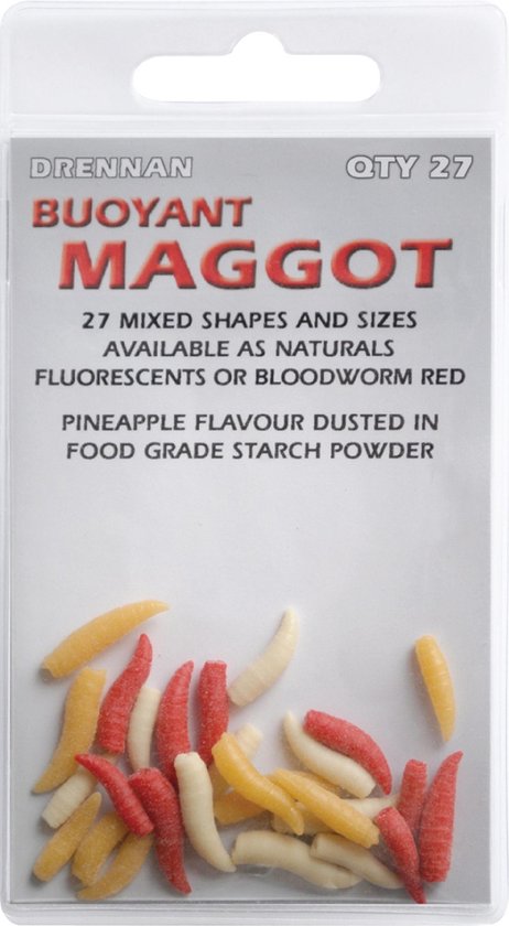 Drennan Buoyant Maggot Kunstmaden Fluorescent
