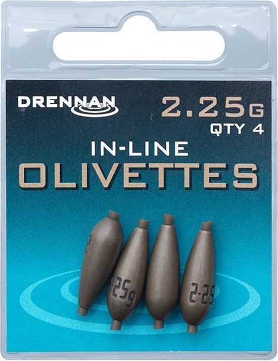 Drennan In-Line Olivette - Lood - 2.25g - Brons