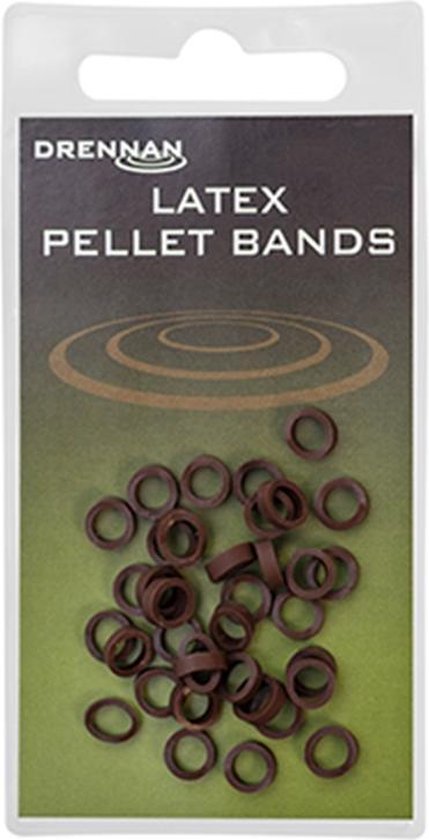 Drennan Latex Pellet Bands - 4.5mm - Medium - Bruin