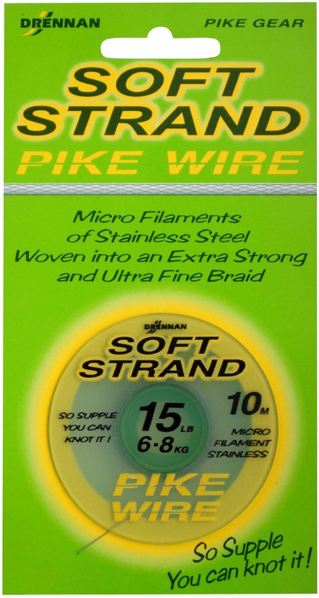 Drennan Soft Strand Wire 10m 10lb 0,20mm 4,5kg van Drennan