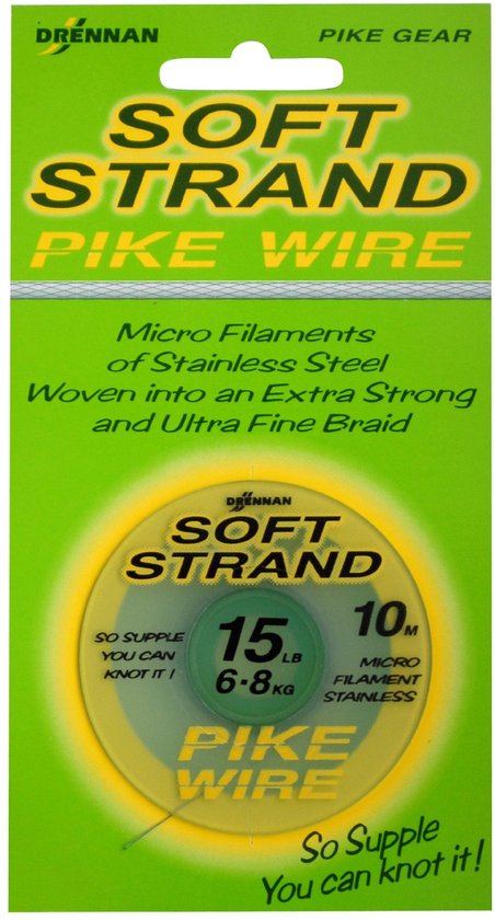 Drennan Soft Strand Wire 10m 10lb 0,20mm 4,5kg van Drennan