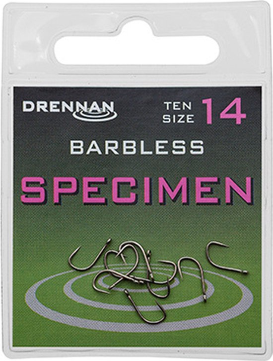 Drennan Specimen Haken | Barbless #16 van Drennan