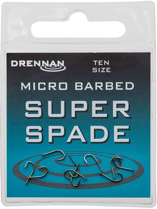Drennan Super Spade Haken | Barbed #18 van Drennan