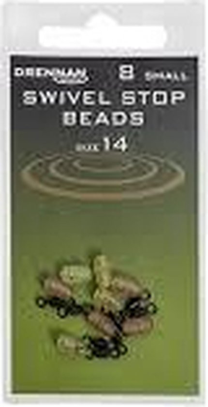 Drennan Swivel Stop Beads (8 pcs) - Maat : Medium Size 11 van Drennan