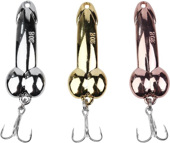 Drie Stuks Metalen Vissen Haak Lepel met Drievoudige Haak - Hard Bait Vissen Gereedschap voor Zeevissen, Gewicht 20g, Perfect voor Sportvissen en Vissersaccessoires