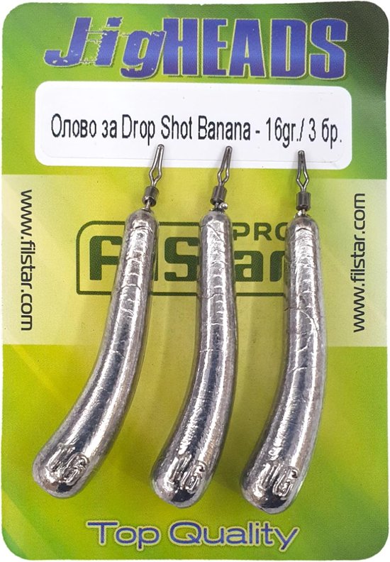 Drop Shot Lood Set 3x16g - Druppelvormig Vislood