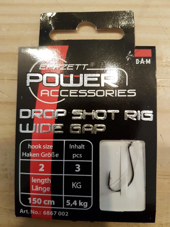 Drop shot Rig onderlijnboekje - EFFZETT - HAAK 2 van Drop Shot