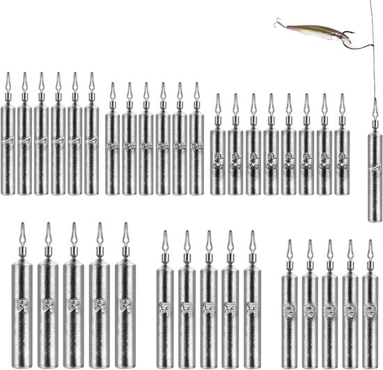 Drop Shot Staaflood Gewichten voor Vissen, Hengelaccessoires en Visuitrusting voor Succesvolle Vangsten