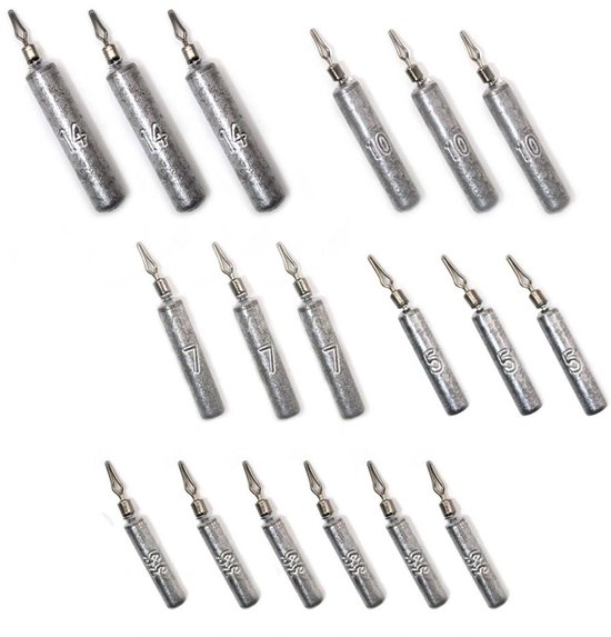Dropshot Set met Visserij Doos - Vissersstoel Opvouwbaar - Vissersnet - 18 Stukken - 3.5 tot 14 g - Ideaal voor Drop Shot Vissen - Vissersset