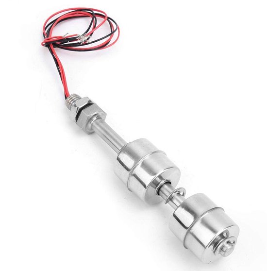 Dubbele bal vlotter vloeistofniveau vlotterschakelaar vloeistofwaterniveausensor voor watertank zwembad (drijvend lichaam 100 mm)