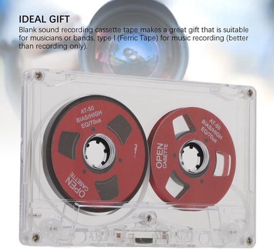 Dubbelezijdige cassetteband Dailygoody - 50 minuten rek aan rek
