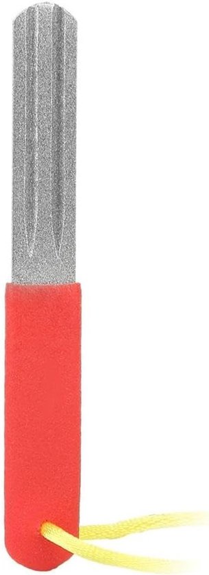 Dubbelzijdige Diamant Vijl voor Vissen, Haak Slijper met Handvat, Ideaal voor Sportvissen, Vissen Accessoires en Slijpen van Vishaak met 400/800 Grit