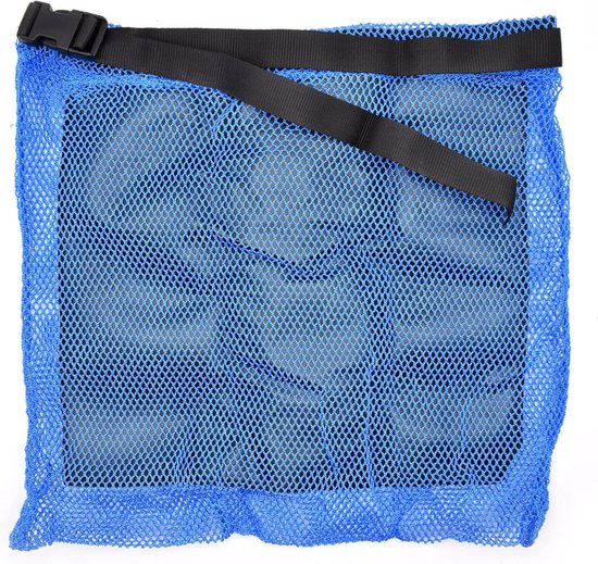 Duikschepnet - Vangnet Onderwater - Onderwater Vissen - Versterkte Bescherming - 50x45 cm - Zwart van Merkloos