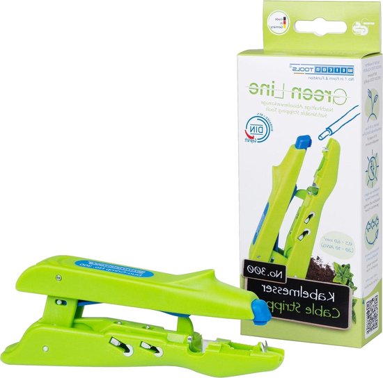 Duo Crimp No. 300 Green Line - professionele krimptang voor elektriciens van Merkloos