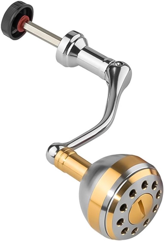 Duurzame Handgreep voor Visreels met Glad Draaiende Prestaties en All-Metalen Constructie, Ideaal voor Vissers