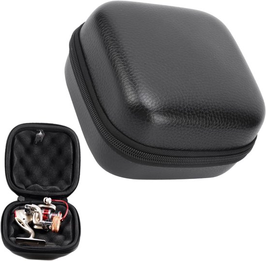 Duurzame PU Lederen Hard Cover voor Visserij Reel - Beschermhoes en Opbergdoos voor Baitcasting en Vissen Accessoires