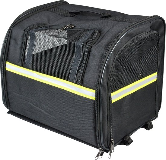 Duvo+ Fietstas voor bagagedrager 36x28x30cm - max. 7kg zwart van Duvo+