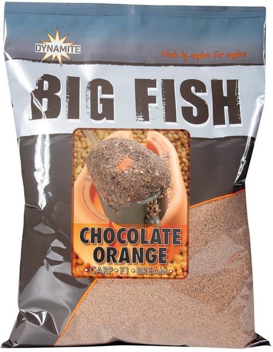 Dynamite Baits Big Fish | Chocolate Orange | 1.8kg Bruin 1.8kg van Merkloos