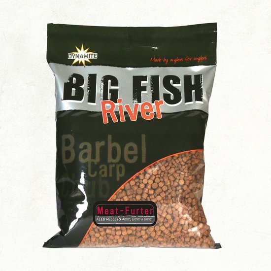 Dynamite Baits Big Fish River Pellets | Meat-furter | 1.8kg