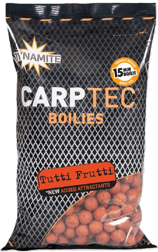 Dynamite Baits Carptec Tutti Frutti 15mm 1,8kg van Merkloos