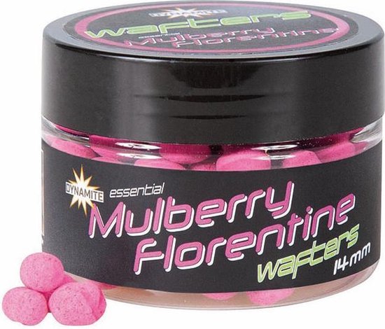 Dynamite Baits Fluoro Wafters 14mm 50Gr Mulberry Florentine van Dynamite Baits