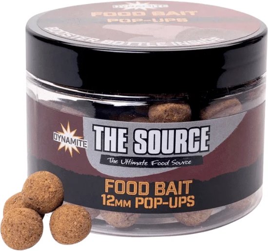 Dynamite Baits Food Bait Pop-ups | The Source | 12mm Beige 12mm van Dynamite Baits