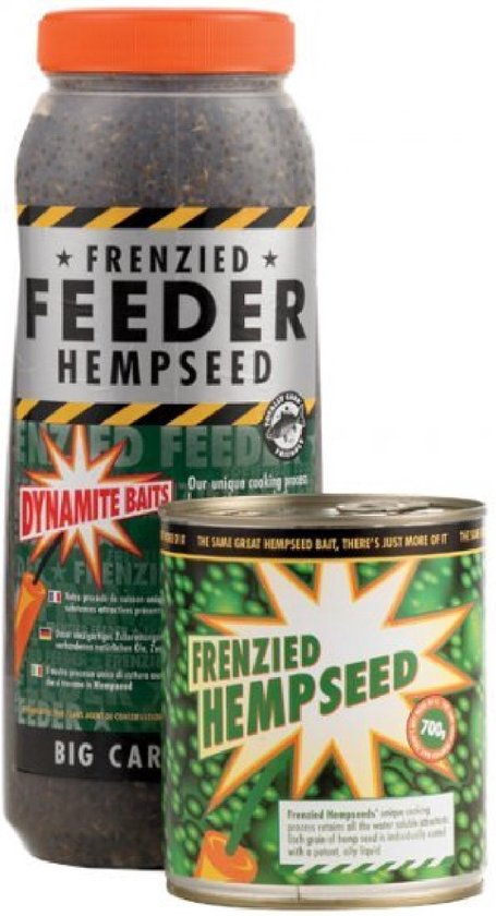 Dynamite Baits Frenzied Hemp Orignal - Particles - 350 gr van Merkloos