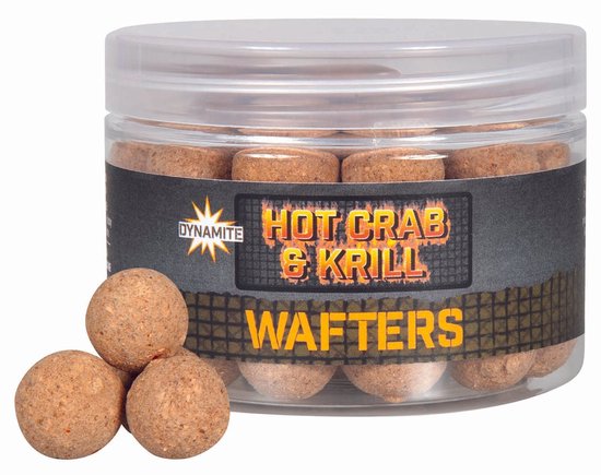 Dynamite Baits Hot Crab & Krill Wafter 15mm