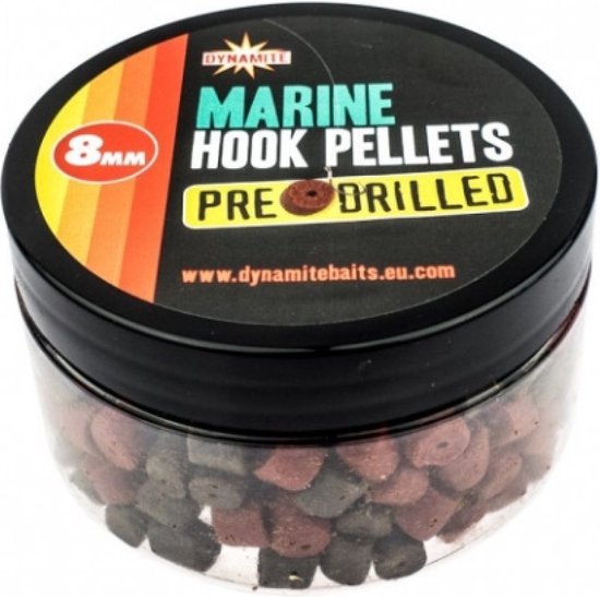 Dynamite Baits Pre-Drilled - Hook Pellet - Marine Halibut - 8mm - Assorti van Merkloos