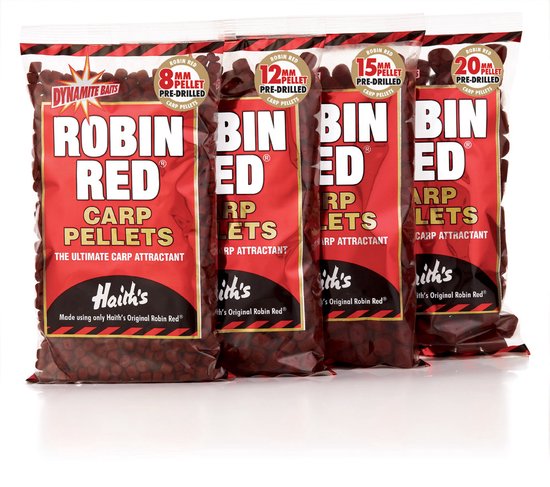 Dynamite Baits Robin Red Carp - Pellets - 12mm - 900g - Rood van Dynamite Baits