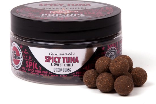 Dynamite Baits Spicy Tuna & Sweet Chilli Pop-Ups - 15 mm van Dynamite Baits