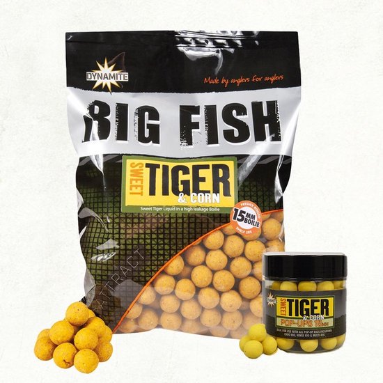 Dynamite Baits Sweet Tiger Corn Hard Hookbait 20mm 150 gr van Dynamite Baits