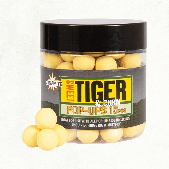 Dynamite Baits Sweet Tiger & Corn Pop-Ups 15mm