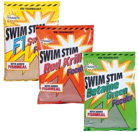 Dynamite Baits Swim Stim Feeder With Added Fishmeal (1,8 kilo) - Soort : Red Krill