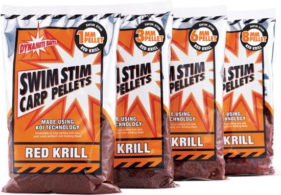 Dynamite Baits Swim Stim Red Krill Pellets | 900g 2mm