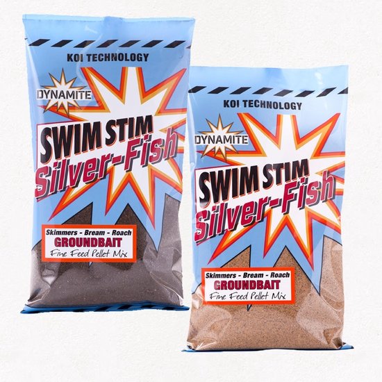 Dynamite Baits Swim Stim - Silver Fish Groundbait - Dark - Donker van Dynamite Baits